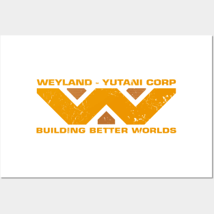 WEYLAND CORP (orange) Posters and Art